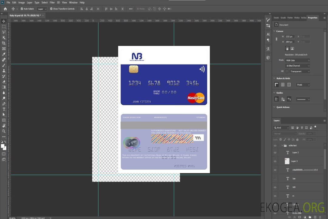 Carte Mastercard de la Banque nationale du Malawi du Malawi template Carte Mastercard de la Banque nationale du Malawi du Malawi template